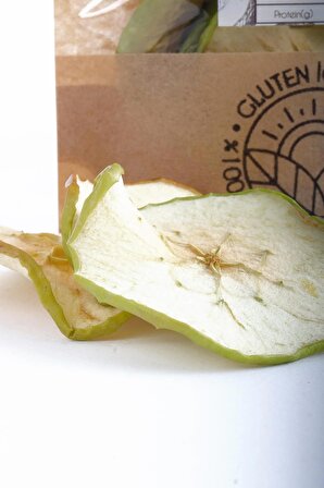 ADRY Elma Kurusu 25 gr %100 Doğal - Şeker Ilavesiz Sağlıklı Atıştırmalık- Dilimlenmiş Kuru Meyve