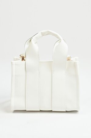 Essential Small Tote Bag Beyaz Çanta