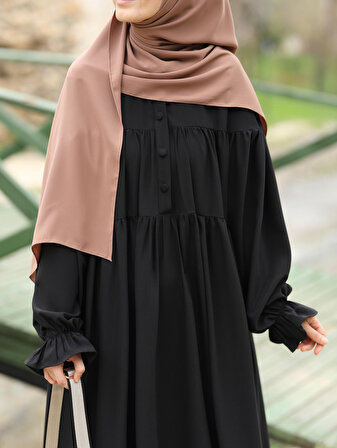 Aylina Siyah Elbise