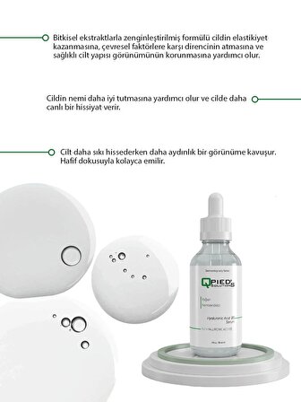 Qpied's Solutions Yoğun Nemlendirici Serum Hyaluronic Acid 2% B5 30 ml