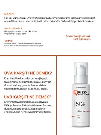 Qpied's Solutions 50+ Spf Güneş Kremi 100 ml