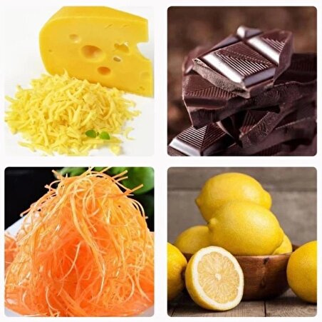 MyBru Pratik Peynir, Çikolata, Sarımsak, Limon ve Portakal Kabuğu Rendesi (Karışık Renk)