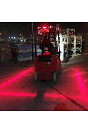 Forklift Redzone Kırmızı Bölge Güvenlik Uyarı Sınır Işığı Alan Lambası
