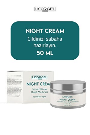 Licorael Dubai Night Cream Cilt Yenileyici Gece Bakım Kremi 50ml