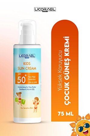 Licorael Dubai Çocuk Güneş Kremi (kids sun cream) Spf50+ 75ml