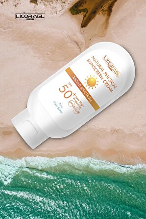 Licorael Dubai Natural Physıcal Sunscreen Cream Spf50+ 100ml
