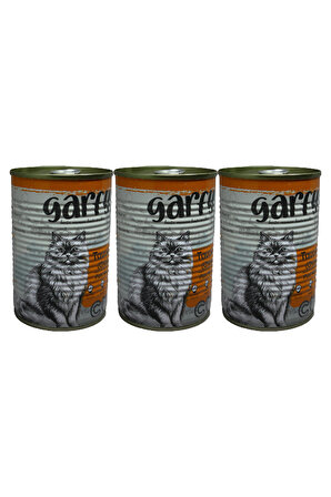 Garfy Tavuk Etli Yetişkin Kedi Konserve 400 gr x 3 adet