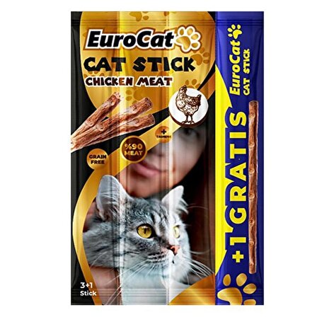 Euro Cat Tavuk Etli Kedi Ödül Maması 4x5 Gr