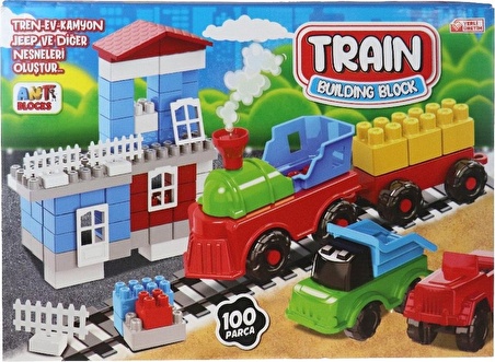 -100 Parça Tren Lego Seti 1789