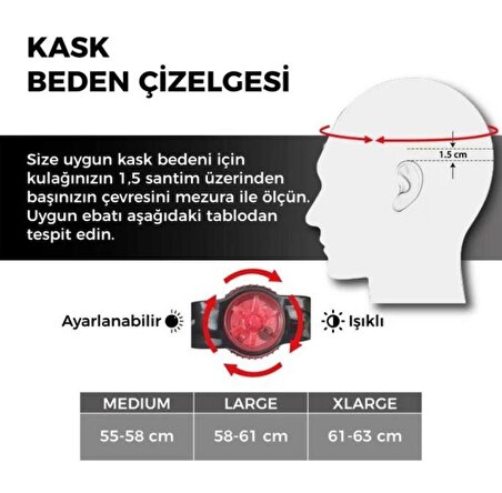 Zozo MV29 Işıklı Kask Siyah/Kırmızı M