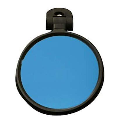 MEACHOW - Ayna - ME-001B Sol Taraf - Lens:Mavi Cam:65mm Kol:16-23mm Gümüş