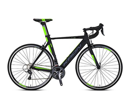 Kron Rc 2000 - 28 Yol Bisikleti - 56 - 16 Vites - Kaliper - Mat Siyah - Neon Sarı/Füme