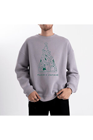 Unisex Merry Catmas Sweatshirt