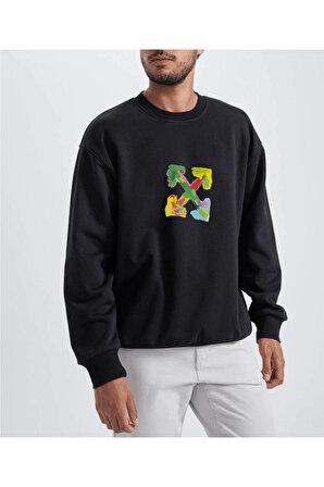 Unisex Oversize Four Sweatshirt