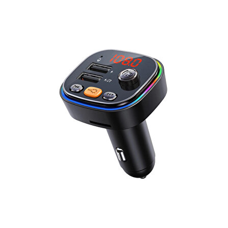 Global C20 Fm Handsfree Bluetooth Modülatör Araç MP3 Player WNE0196