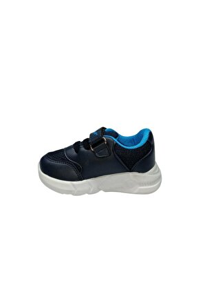 Işıklı, Anatomik Tabanlı Lacivert-Mavi Çocuk Spor Ayakkabısı