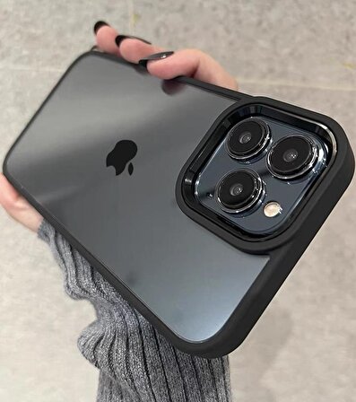 Apple iPhone 14 Pro Kılıf Kamera Korumalı Mat Renkli Silikon