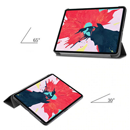 iPad Air 11 2024 Smart Cover Standlı 1-1 Kılıf