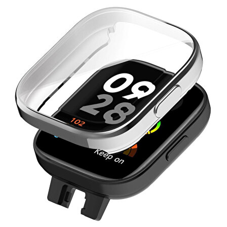 Xiaomi Redmi Watch 3 360 Derece Korumalı Kasa ve Ekran Koruyucu Watch Gard 30