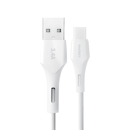 Raedox Usb To Type-C 18W 3.4A Hızlı Kablo