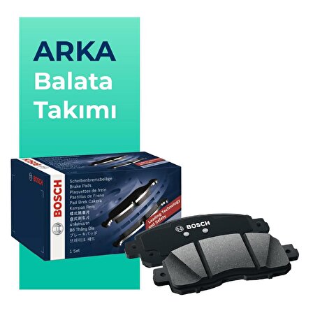 BOSCH Toyota Corolla Arka Takım Balatası (2019-2022) 