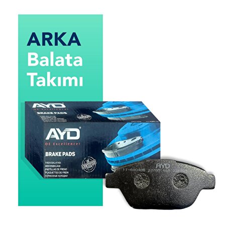 AYD Opel Combo Arka Fren Takım Balatası (2018-2022)