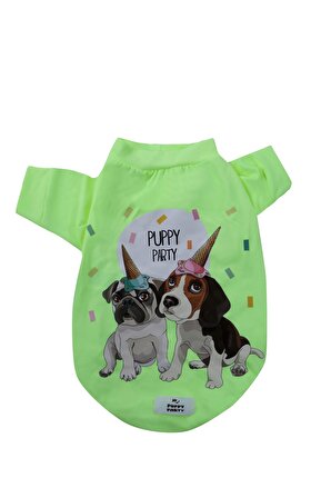 Glipet Kedi ve Köpek Elbisesi- Puppy Party Yeşil
