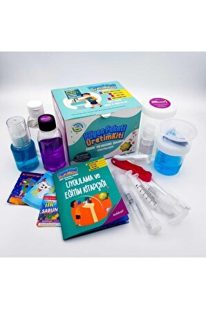 Kids Box Bilim Seti Hijyen Paketi Eğitim Kiti + Eğitici Oyun Şanslı Cüceler - 2li Set