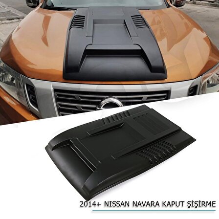 Nissan navara scoop kaput şişirme siyah 2015+ np300