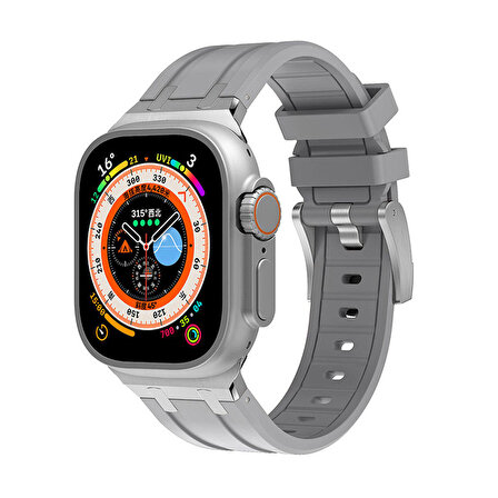 Apple Watch Uyumlu Ultra 49mm Zore KRD-89 Silikon Kordon 