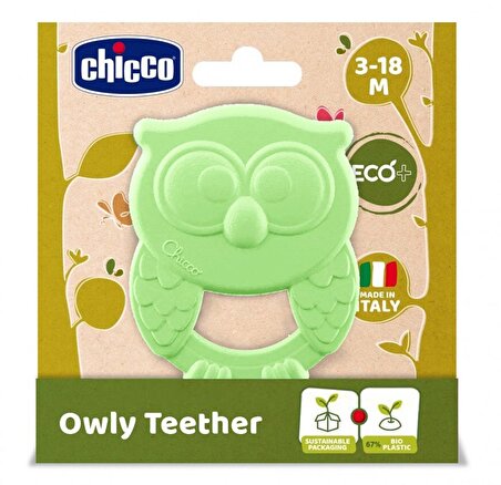 Chıcco Owly Diş Kaşıyıcı 3-18 Ay - Yeşil
