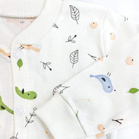 Sema Baby Happy Birds Bebek Pijama Takımı 0-3 Ay