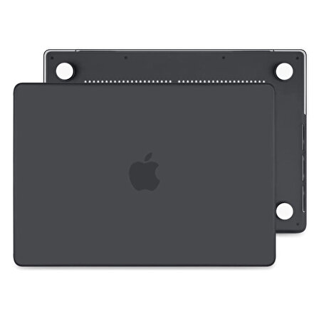 NovStrap Apple Macbook Air 13 inç A1932-A2179 Uyumlu Sert Mat Frosted Kılıf Anti Fingerprint