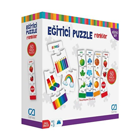 FABBATOYS Eğitici Puzzle Renkler