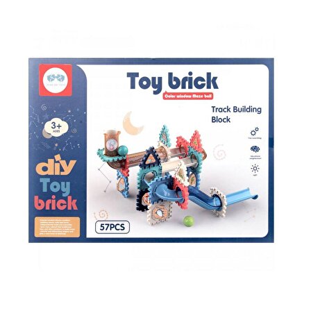 FABBATOYS Toy Brick 3D Yapı ve Tasarım Blokları 57 Parça 