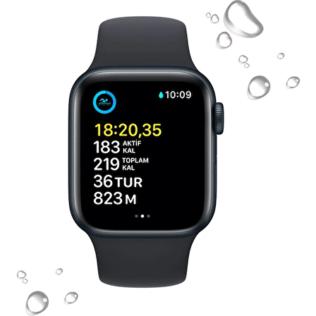 Apple Watch SE MNJT3TU/A Siyah Akıllı Saat