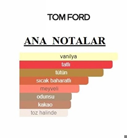 Tobacco Vanille Bytom Ford 75ml Edp Parfüm Ultra Kalıcı Yoğun Esanslı