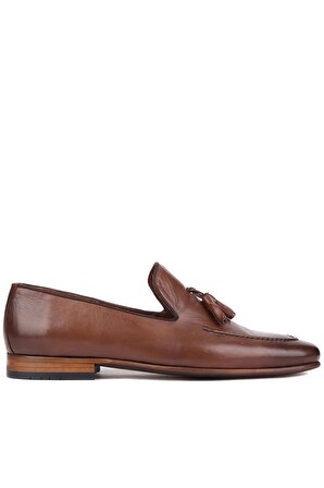 Shoetyle - Kahverengi Deri Erkek Klasik Ayakkabı 250-2352