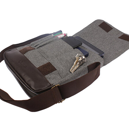 bizoon x352 Dikey omuz askılı  postacı çanta