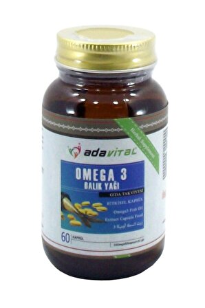 Nurs Adavital Omega 3 Balık Yağı 60 lı Kapsül