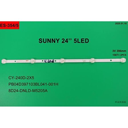 Class SET-0354 24" Sunny Tv Led
