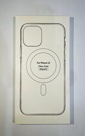 Iphone 13 MagSafe Şeffaf Kılıf