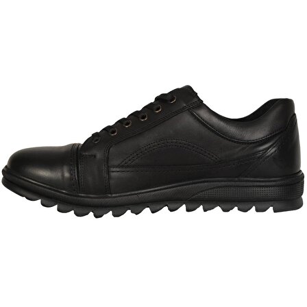 Dropland 5177 Siyah %100 Deri Kışlık Erkek Sneaker Ayakkabı