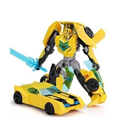 GepettoysKdd Transformers Tarzında Optimus Prime Bumblebee Grimlock Dönüşen Robot Araba