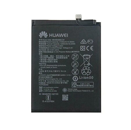 Huawei P40 Lite E Hb406689Ecw Batarya Pil Kutulu