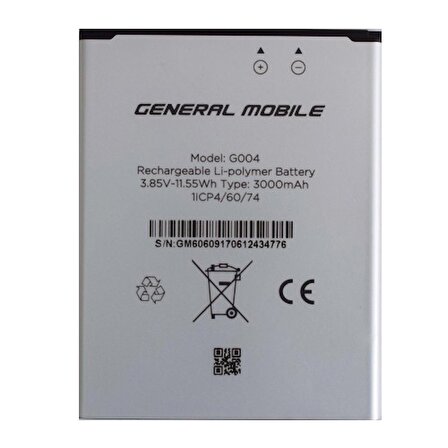 General Mobile Gm 6 Batarya