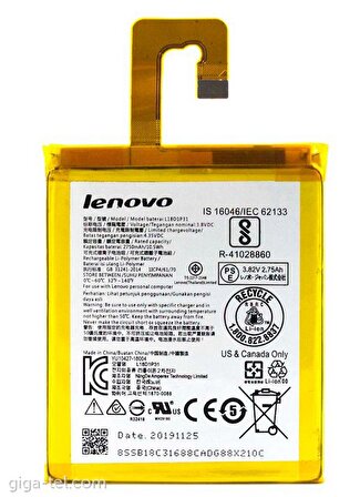 Lenovo Tab E7 Tb-7104F Tb-7104L L18D1P31 Tablet Batarya Pil