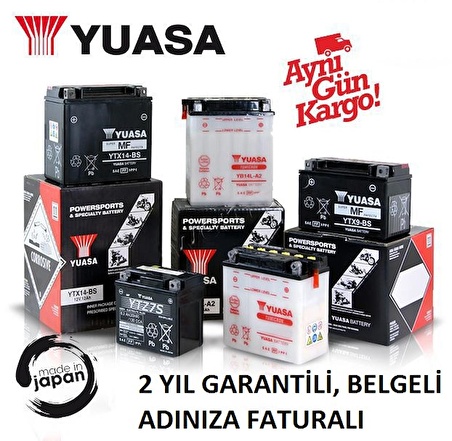 YUASA YTX9-BS Motosiklet Aküsü Uyum Listesi Açıklamada