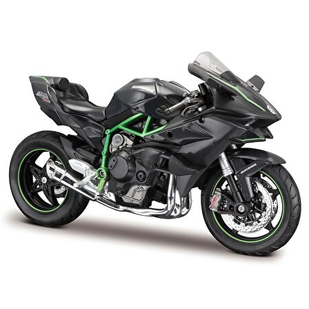 Kawasaki Ninja H2 R Model Motosiklet 1:12 Ölçek Lisanslı Ürün