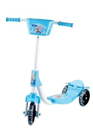 Frozen Elsa Karlar Kraliçesi 3 Tekerlekli Frenli Çocuk Scooter (55 kg Taşıma Kapasiteli)